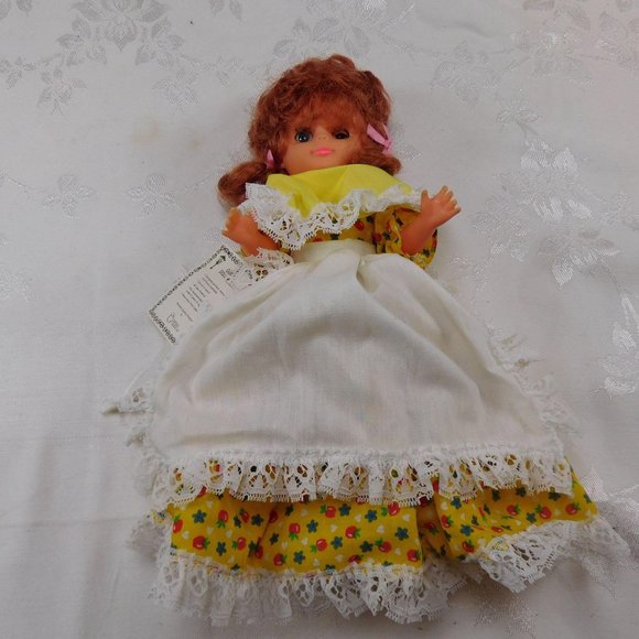 Vintage Gambina Doll #104 Yellow Dress with Tag Collectors - Picture 2 of 7